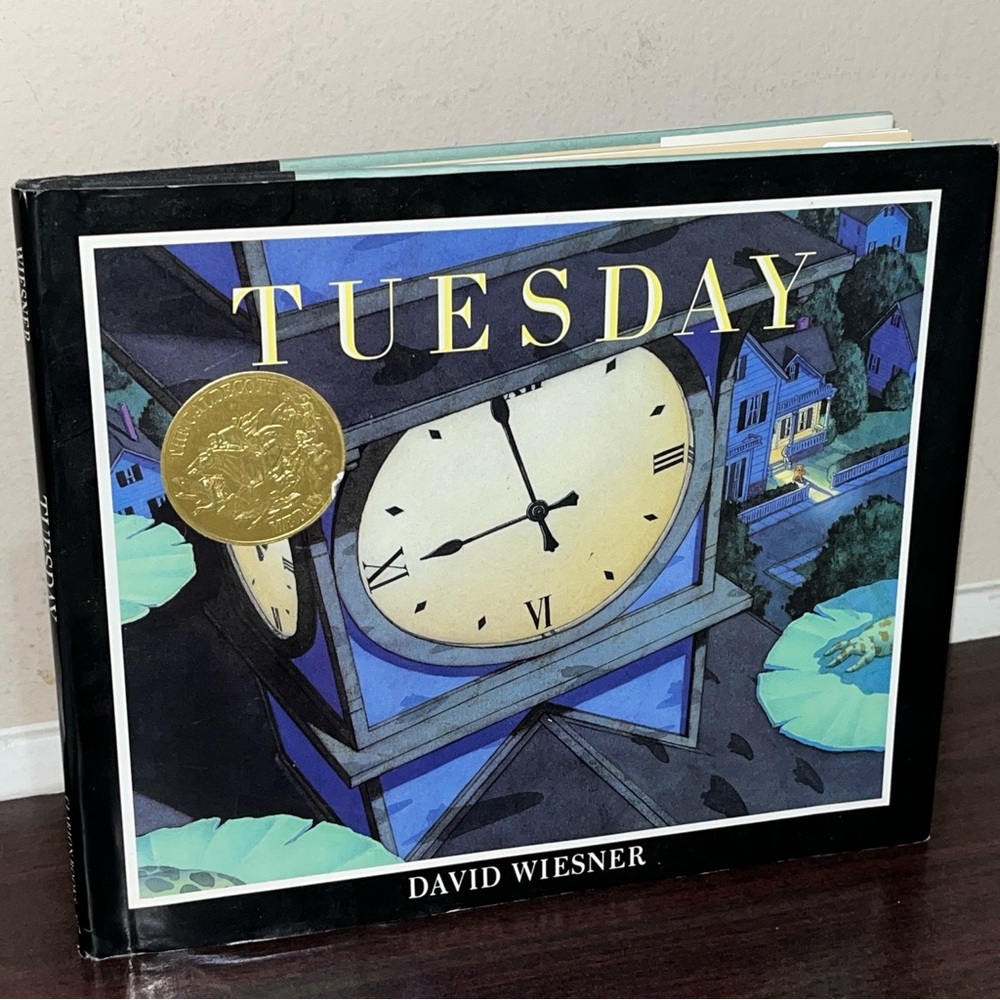 Tuesday by David Wiesner Illustrated Picture Book Hardcover Kids 1991 90s - Picture 2 of 10
